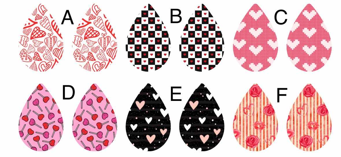 Valentine's Day Teardrop Set #5