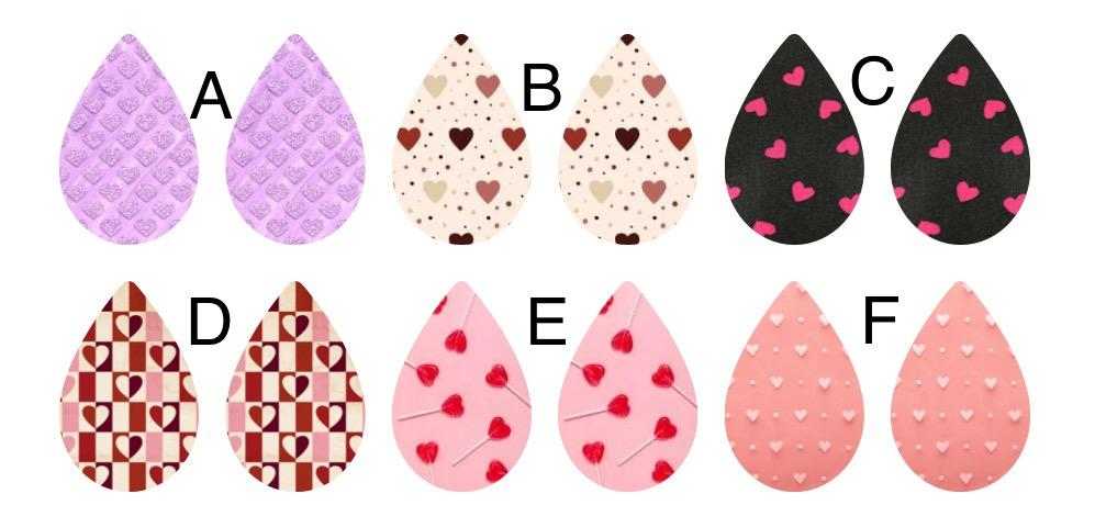 Valentine's Day Teardrop Set #1