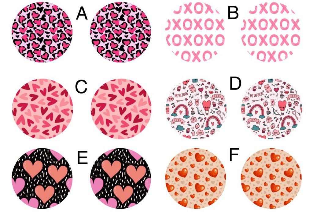Valentine's Stud/Clip-On Earrings Set #3