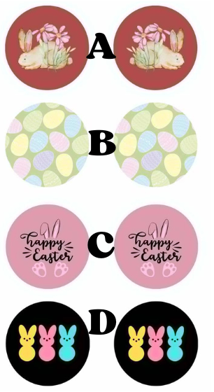 Easter/Spring- Stud/Clip-On Earrings Set #1
