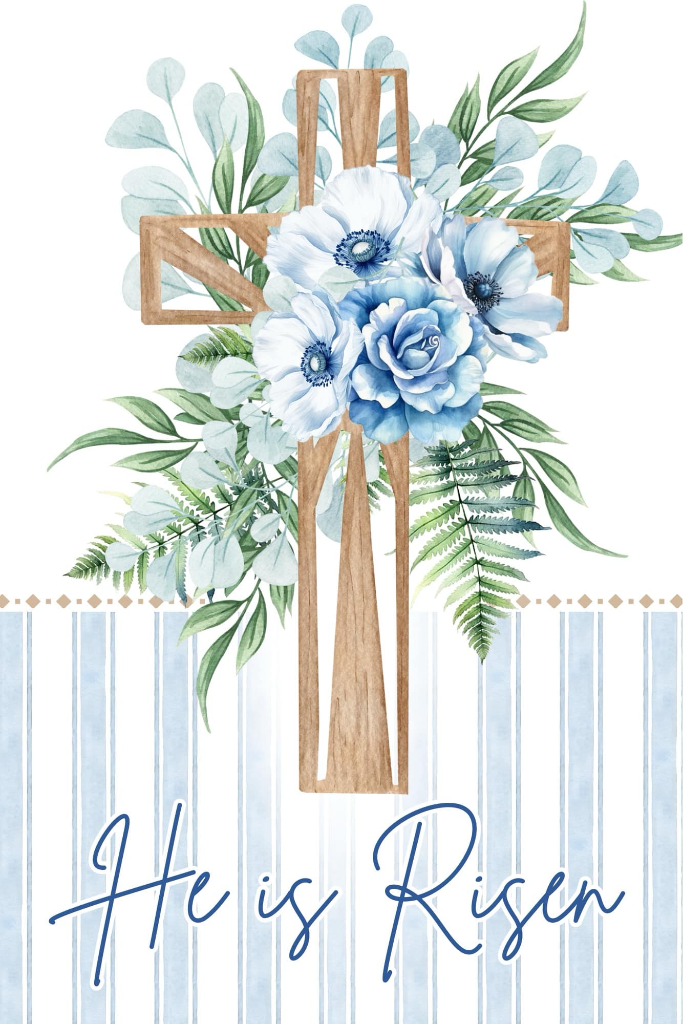 He is Risen Garden Flag