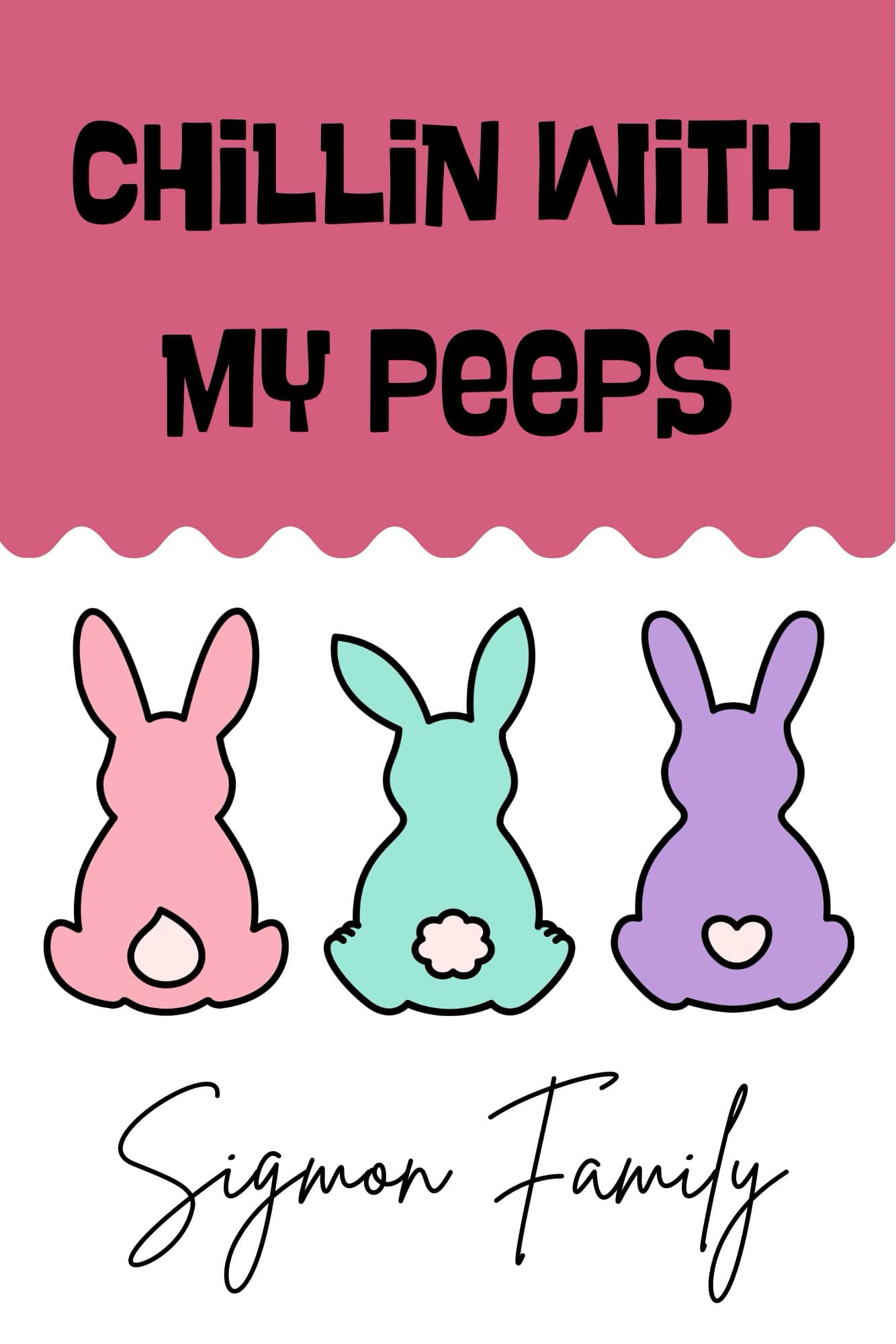 Peeps Garden Flag