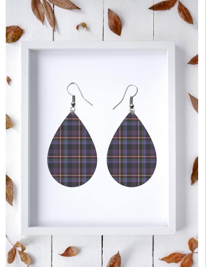Plaid Teardrop
