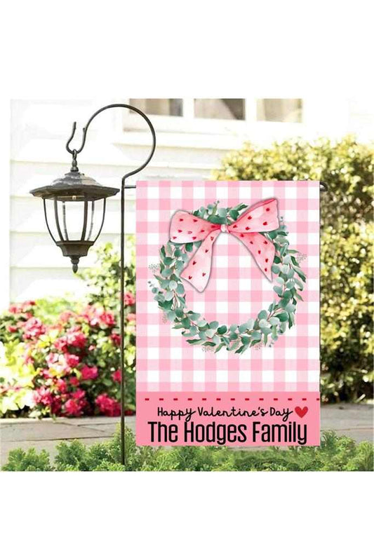 Personalized Valentine's Day Wreath