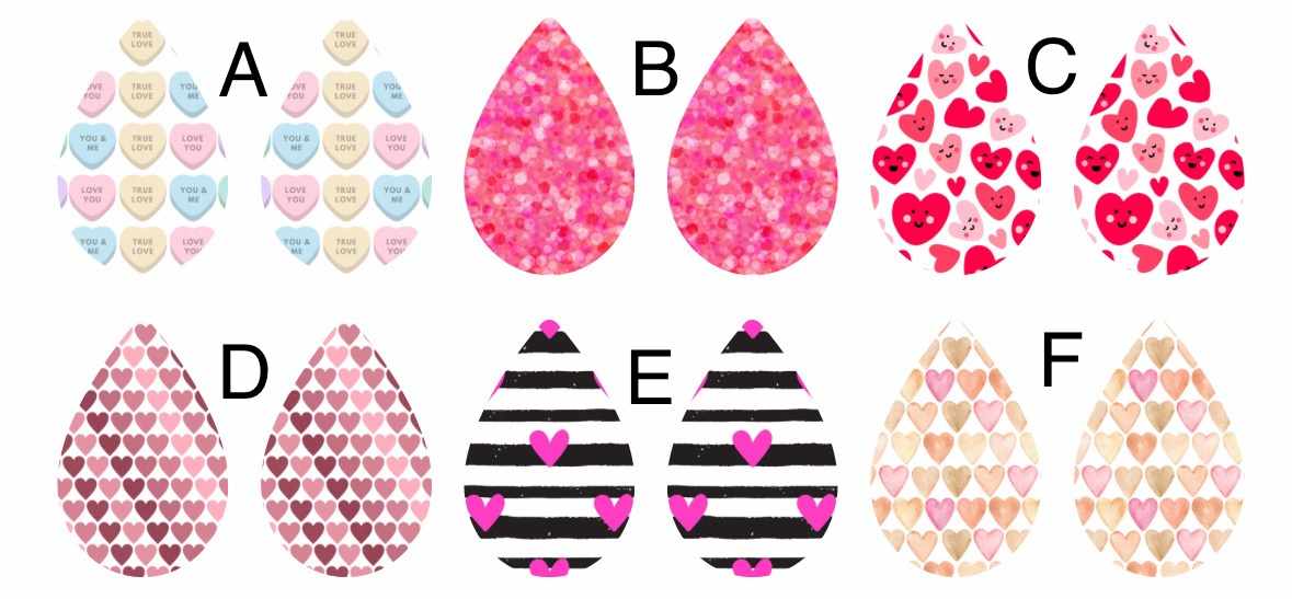 Valentine's Day Teardrop Set #6
