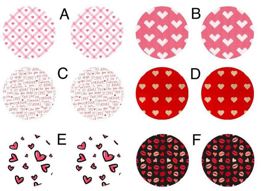 Valentine's Stud/Clip-On Earrings Set #2