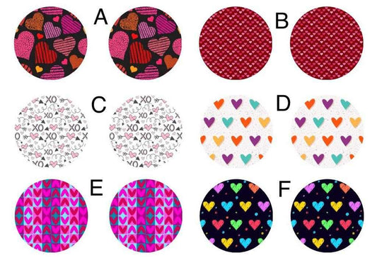 Valentine's Stud/Clip-On Earrings Set #5