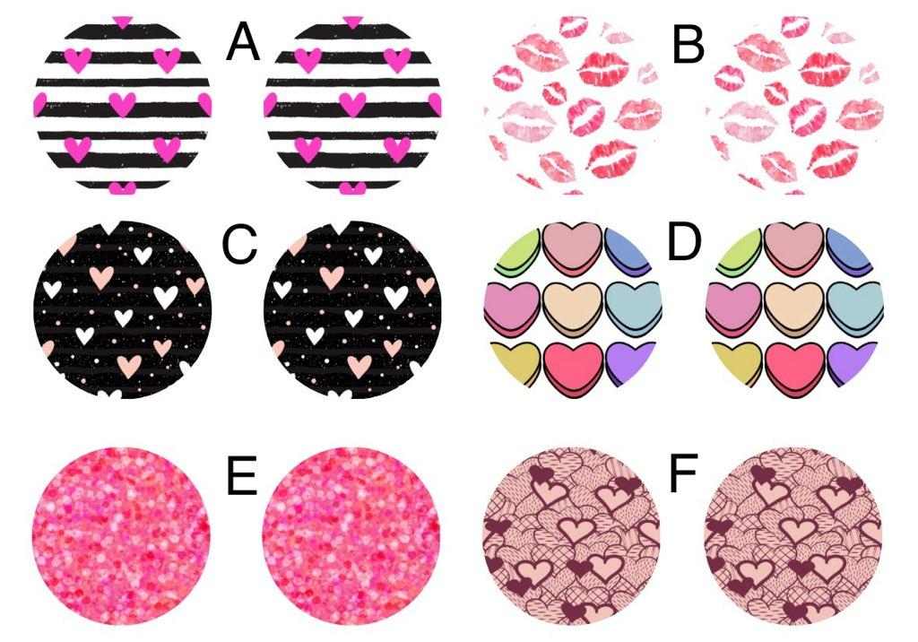 Valentine's Stud/Clip-On Earrings Set #4