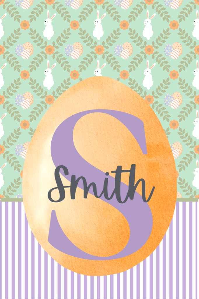 Easter Egg Garden Flag