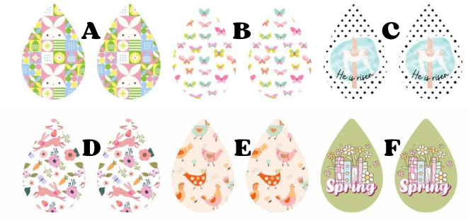 Easter/Spring Teardrop Set #1
