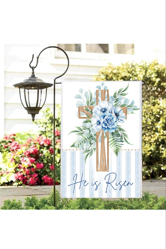 He is Risen Garden Flag